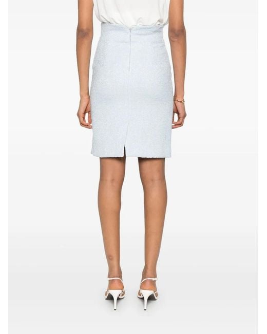 Tagliatore White Nell Mini Skirt