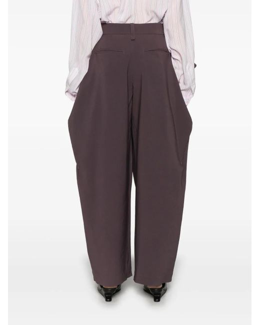 Issey Miyake Blue Draped Trousers