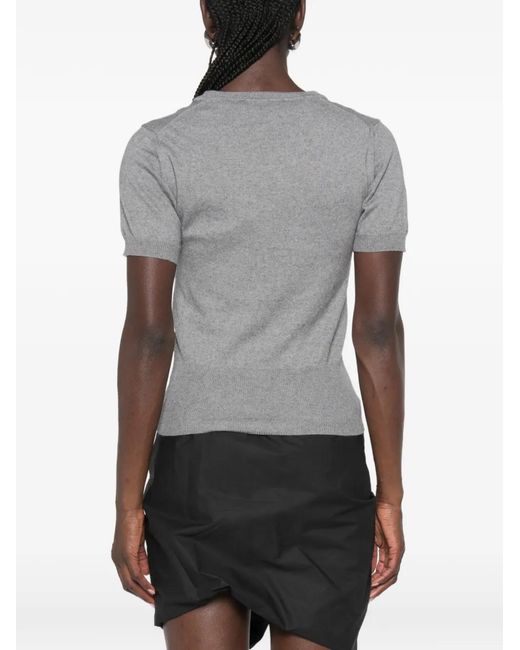 Vivienne Westwood Gray Haut Bea À Motif Orb Brodé