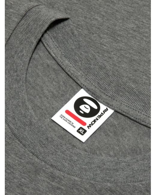 メンズ Aape By A Bathing Ape Aape ロングtシャツ Gray