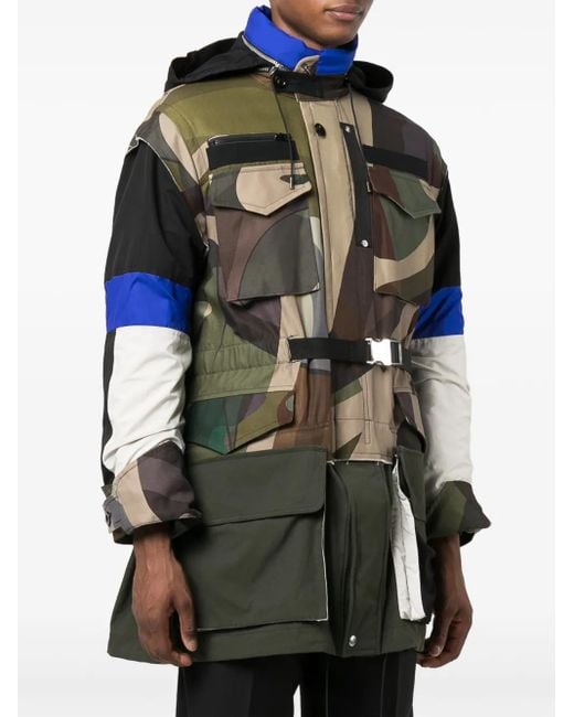 Sacai Black Jackets Brown for men