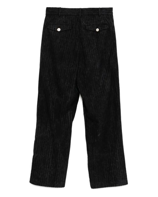 Stain Shade Black Bleach Pants for men