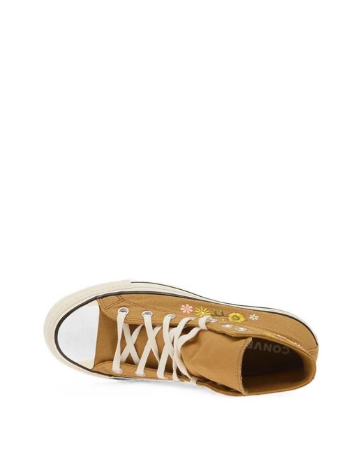Converse Natural Chuck Taylor All Star Embroidered Sneakers