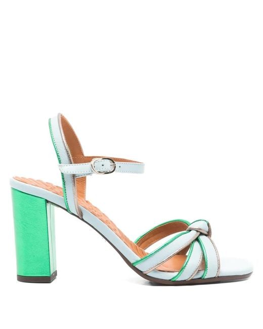 Chie Mihara Metallic Ballah Knotted Sandals