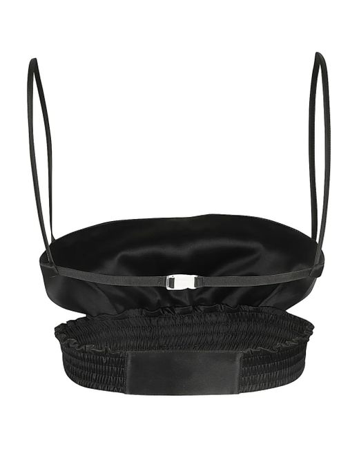 Ssheena Black Cut-Out Logo-Plaque Top