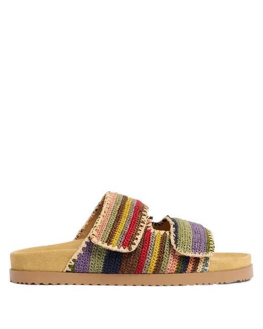 DSquared² Multicolored Woven Slide Sandals for men