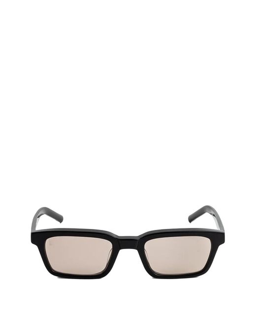 Kaleos Eyehunters Black Delgado Rectangle-Frame Sunglasses for men