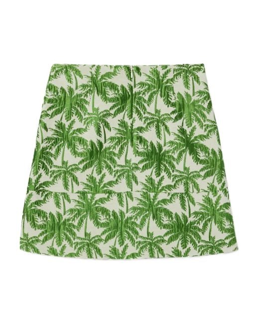 Minijupe À Imprimé Graphique LaDoubleJ en coloris Green
