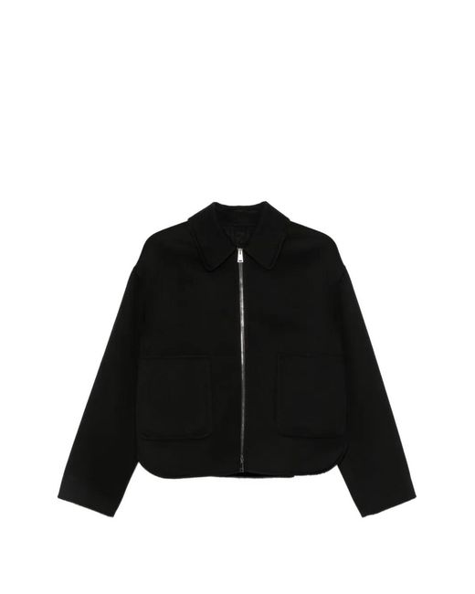 Fendi Black Ff Wool Blouson Jacket