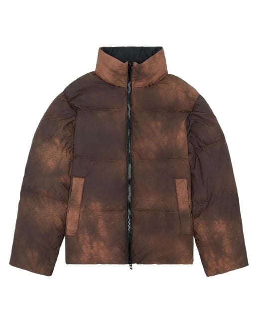 DIESEL Brown W-Raveel Padded Jacket for men