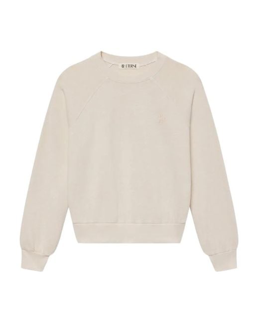 ÉTERNE White Sonny raglan-sleeve sweatshirt