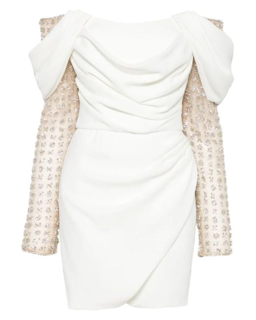 Costarellos Nandi ミディドレス White