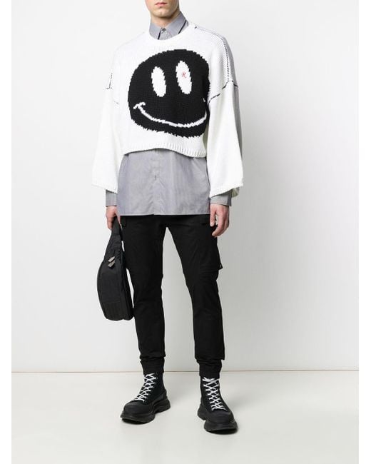raf simons smiley jumper