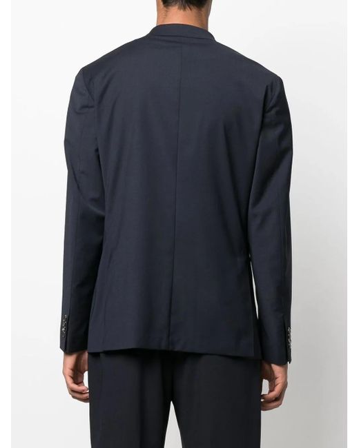 Dell'Oglio Blue Tailored Single-Breasted Suit for men