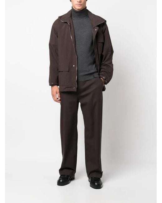 Fay Gray Roll-Neck Wool Jumper for men