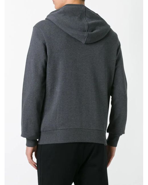 Dolce & Gabbana Gray Zip-Up Cotton Hoodie for men