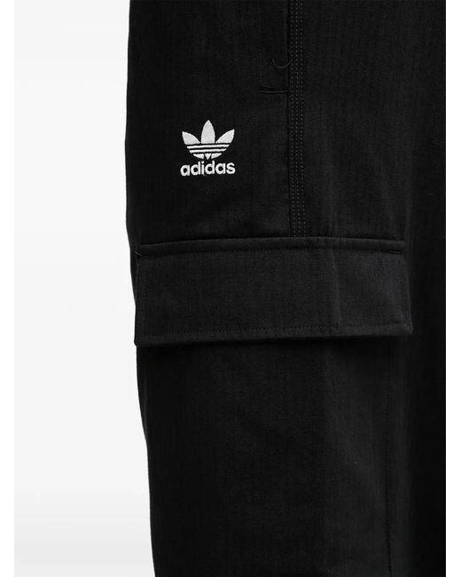 Adidas Natural Logo-Embroidered Ripstop Cargo Pants for men