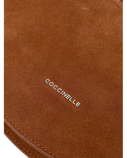 Coccinelle Brown Zip Satchel