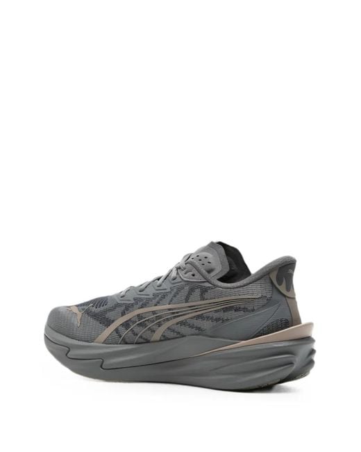 PUMA Gray Deviate Nitro 4 Sneakers
