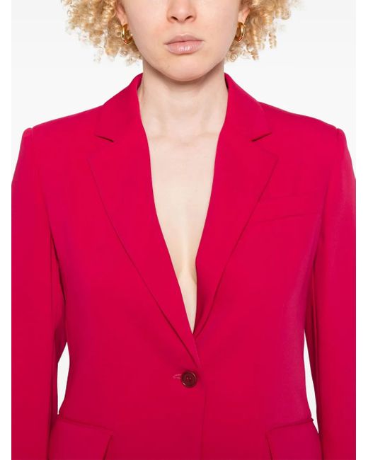 P.A.R.O.S.H. Pink Single-Breasted Blazer