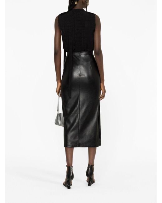 Givenchy Black Bluse mit 4G-Jacquardmuster