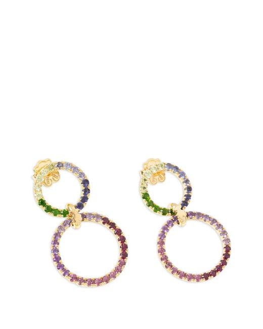 Tous White Bear-Embellishment Earrings
