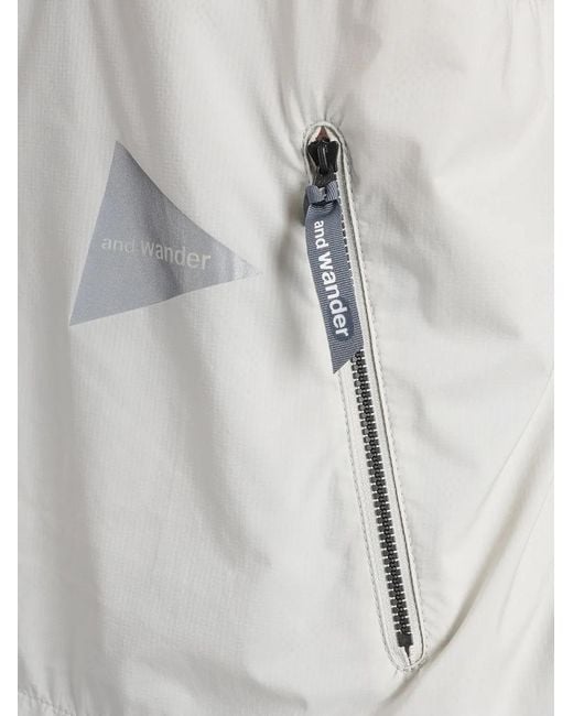 T-Shirt Pertex Quantum Air À Logo Imprimé And Wander en coloris White