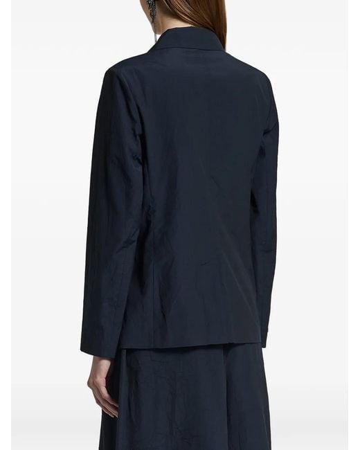 Peserico Blue Double-Breasted Blazer