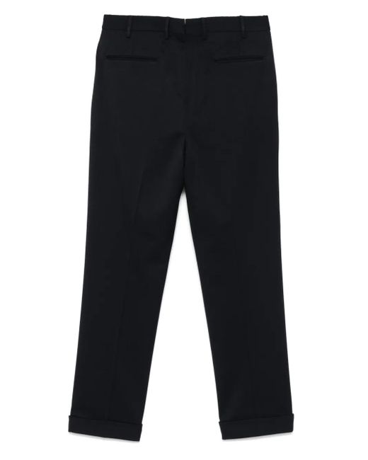 Dell'Oglio Blue Tapered Trousers for men