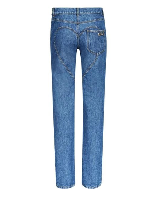 Area Blue Jumbo Crystal Jeans