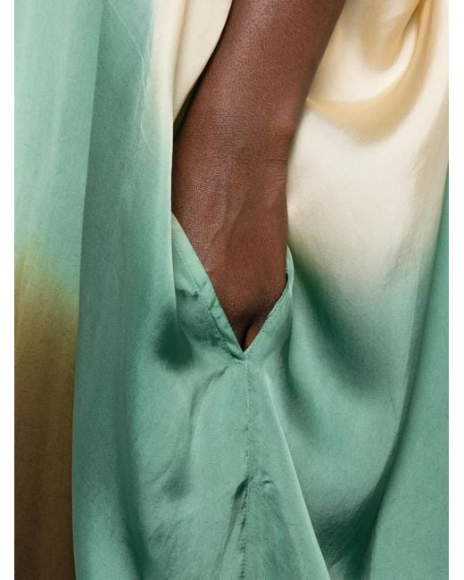 Yavi Green Dip-Dye-Maxikleid