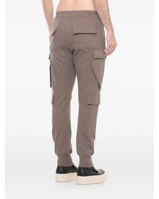 Rick Owens Gray Cargo Trousers for men