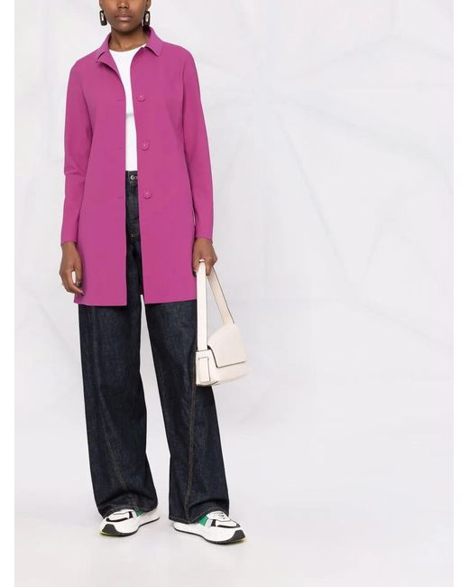 Herno Pink First Act Single-Breasted Coat