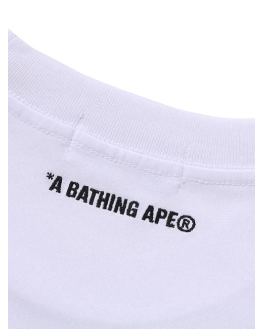 メンズ A Bathing Ape ロゴ スウェットシャツ Blue