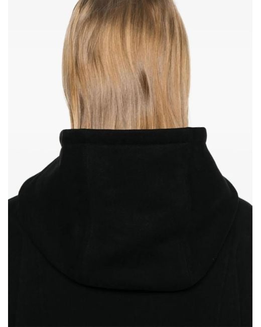 Saint Laurent Black Half-Zip Hoodie