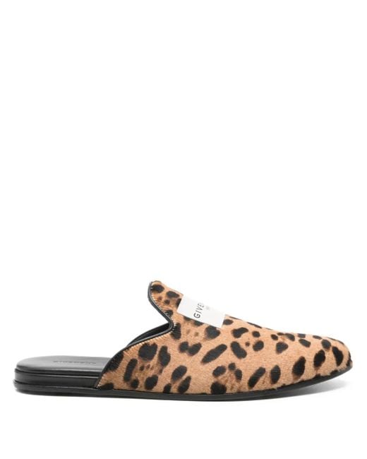 Mocasines con motivo de leopardo Givenchy de color Brown
