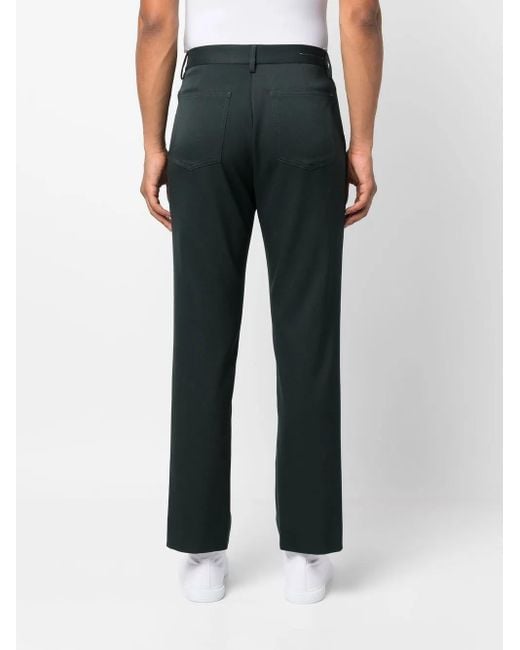 MM6 by Maison Margiela Blue Slim-Cut Leg Trousers for men