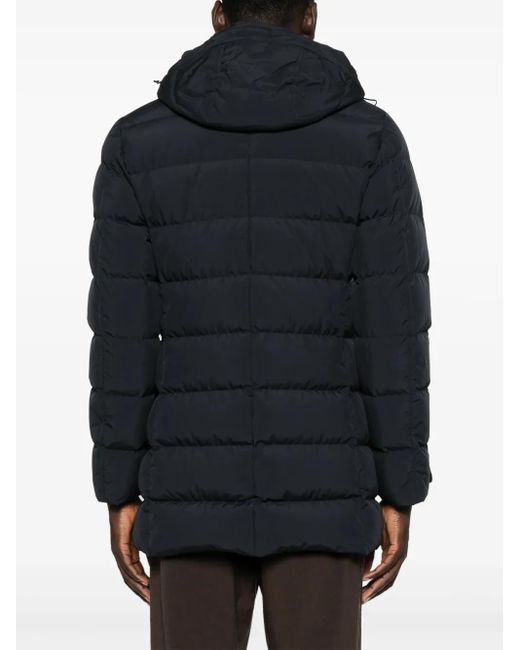 Moorer Blue Saturno-Stp Padded Coat for men