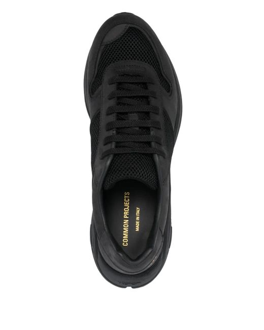 Common Projects Black Leather Sneakers for men