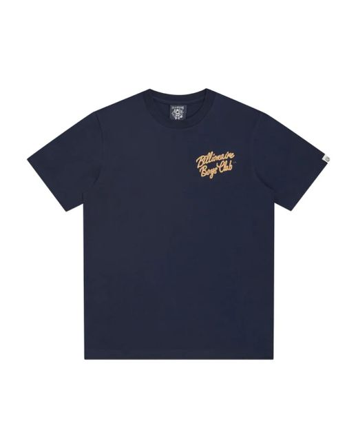 BBCICECREAM Blue Logo-Embroidered T-Shirt for men
