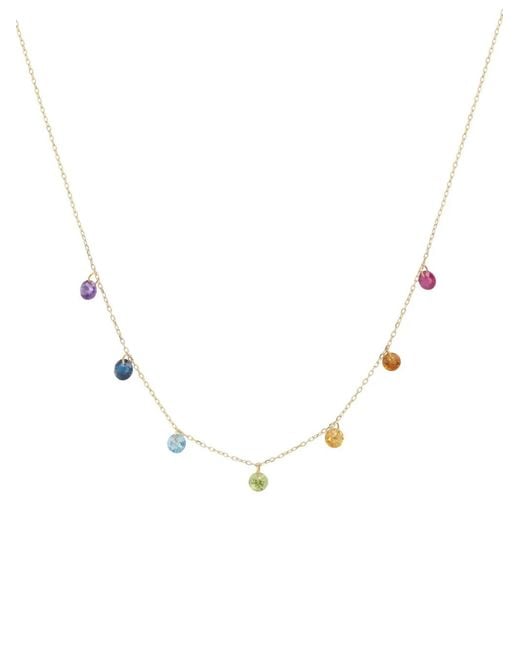 PERSÉE Natural 18Ct Precious Stones Necklace