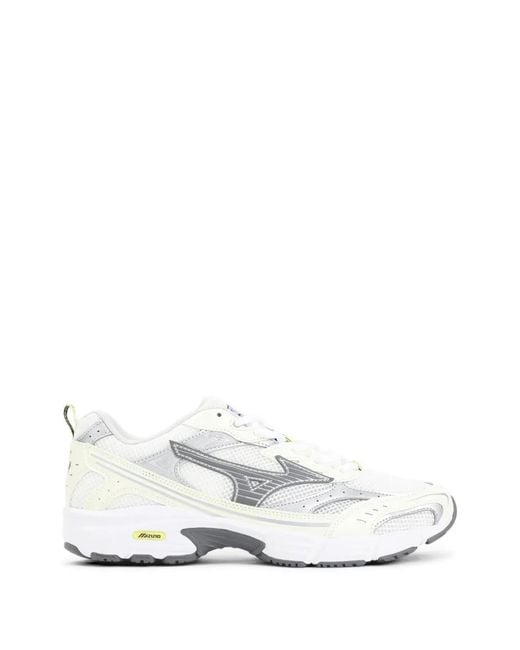 Mizuno White Mxr Lace-Up Sneakers