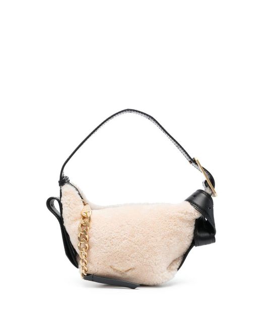 Zadig & Voltaire Small Cecilia Shearling Bag in Metallic Lyst Canada