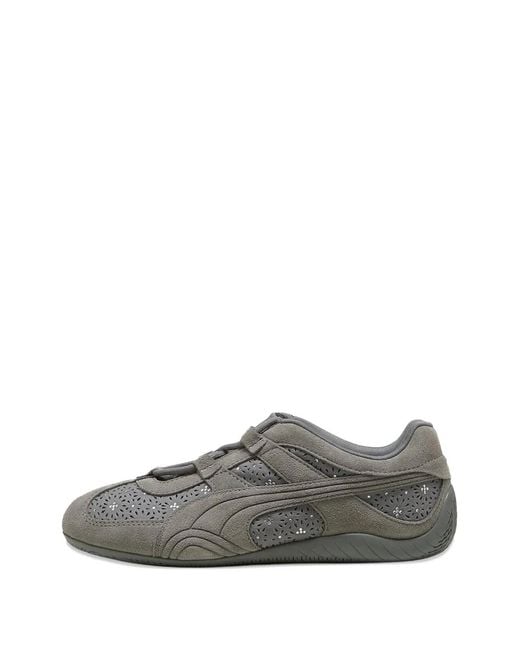 PUMA Gray Speedcat Go Bejewelled Sneakers