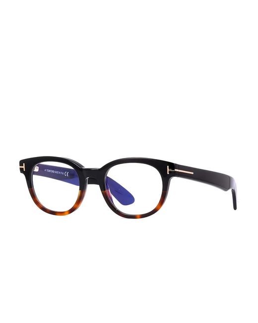 Tom Ford Brown Round-Frame Glasses for men
