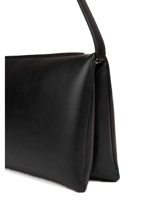 Courreges Black Rectangular Shoulder Bag