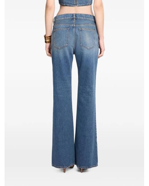 Elie Saab Flared Jeans in het Blue