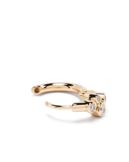 Maria Black Metallic 14Kt Elena Huggie 8 Earring