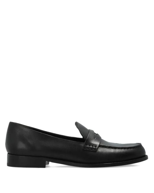 Tory Burch Black Classic Penny Loafers