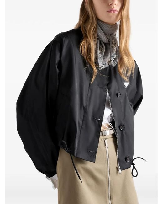 Cazadora De Re-Nylon Prada de color Black